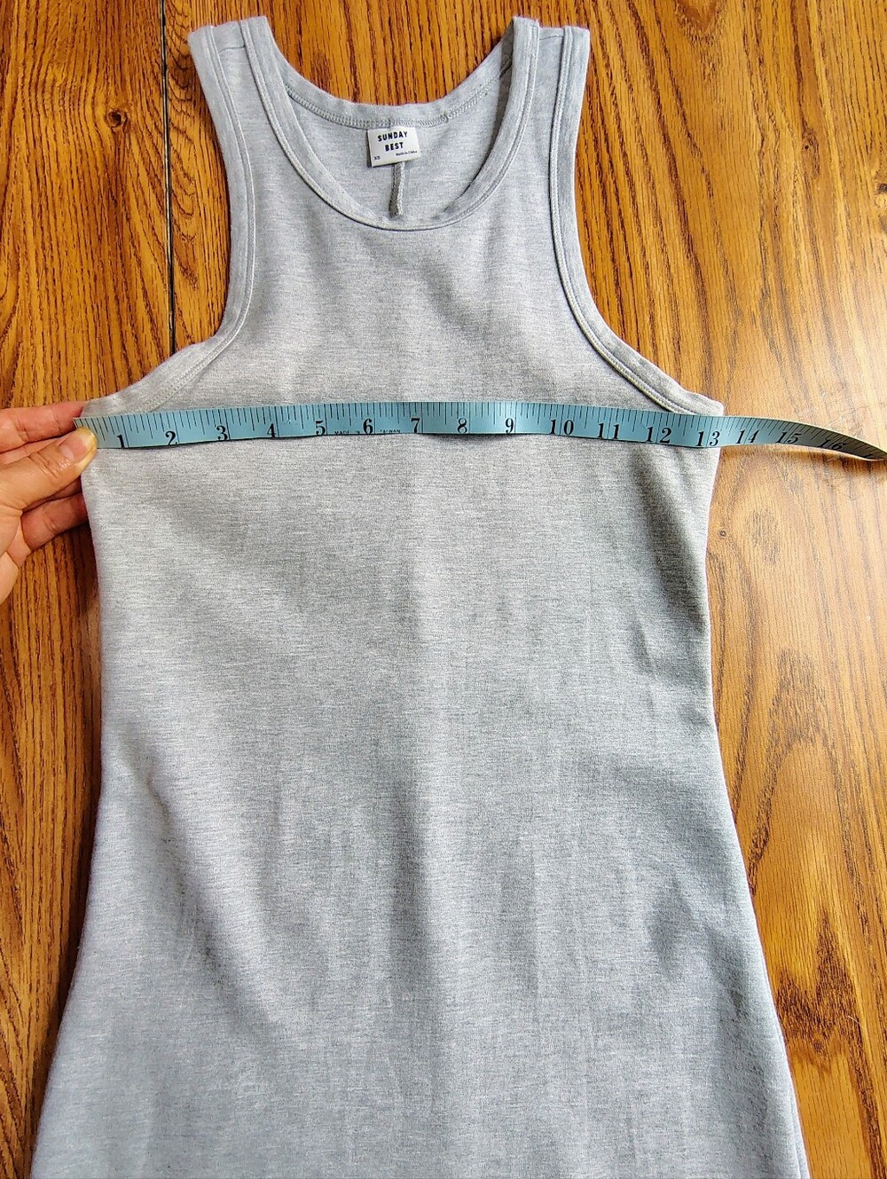 Sunday Best By Aritzia Bodycon Mini Dress Sleeveless Women's Light Grey XS. - Picture 7 of 13